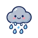 Cute Outline weather icon